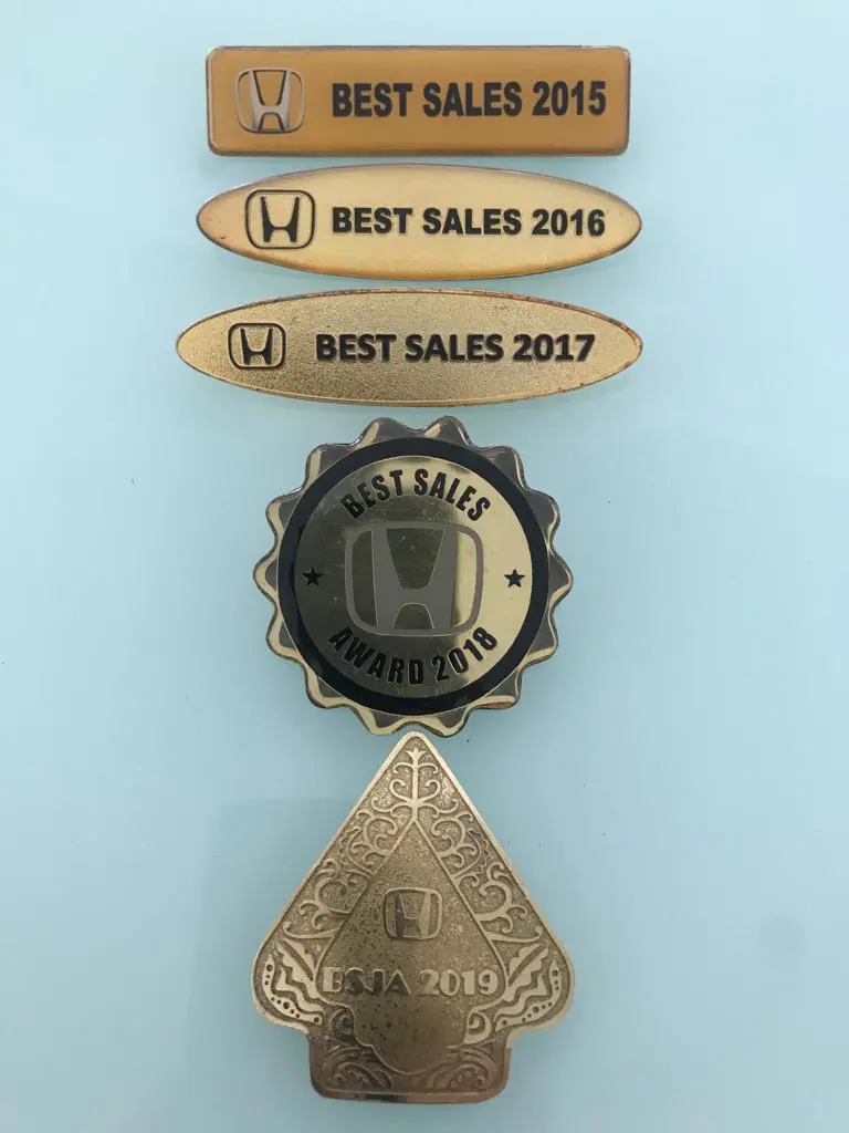 Penghargaan Sales Honda Tangerang